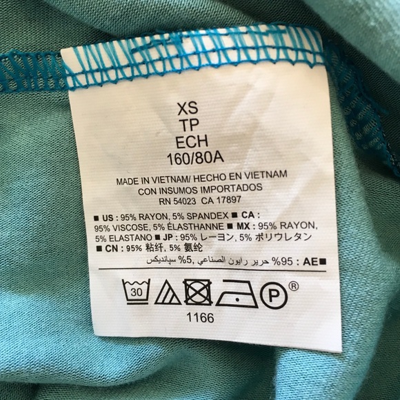 OLD NAVY Turquoise Ombré Tube Strapless Maxi Dress - Picture 4 of 4